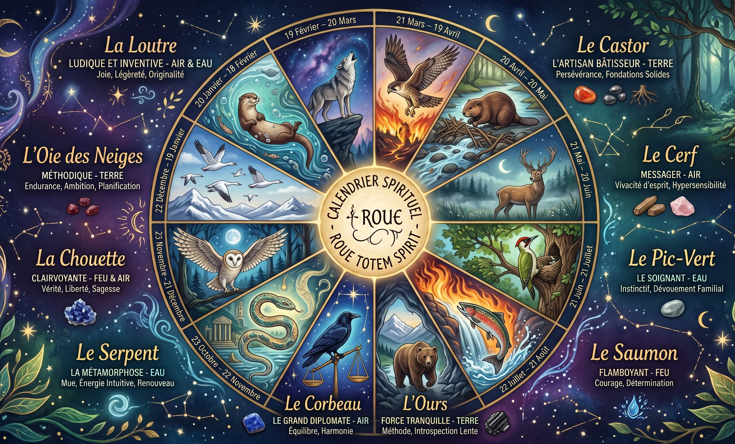 Quel est votre animal totem selon votre date de naissance ? Guide Complet et Psychologique