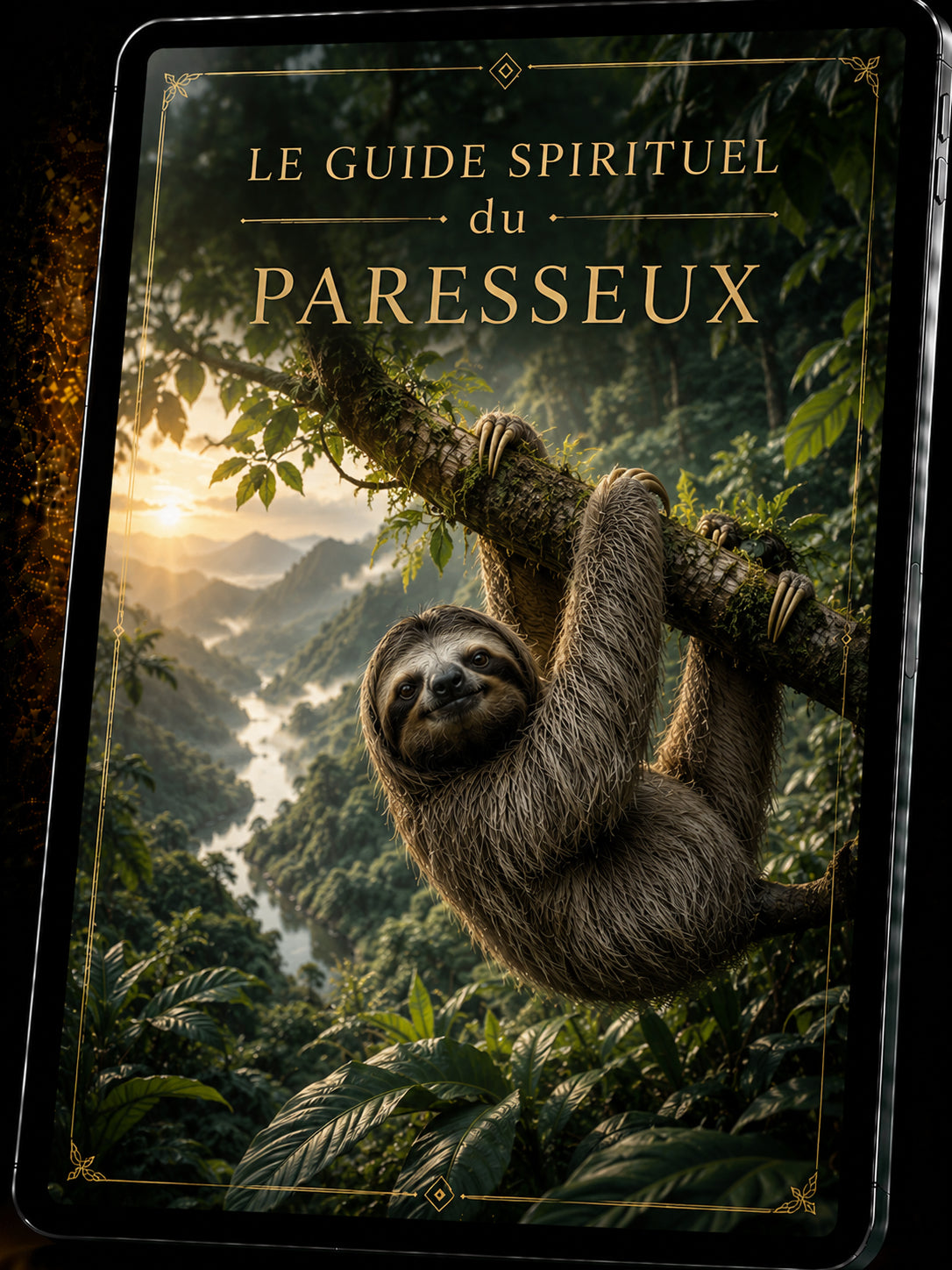 Guide spirituel du Paresseux — couverture du PDF animal totem